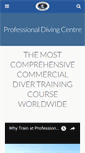 Mobile Screenshot of professionaldivingcentre.co.za